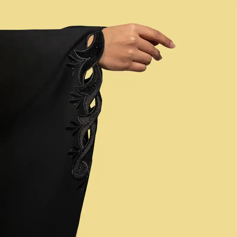 چادر عبایی مدل مخمل موجی