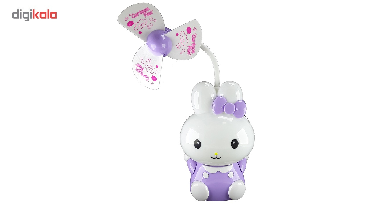 پنکه و چراغ خواب شارژی رومیزی چاوشنگ مدل NO.CS150