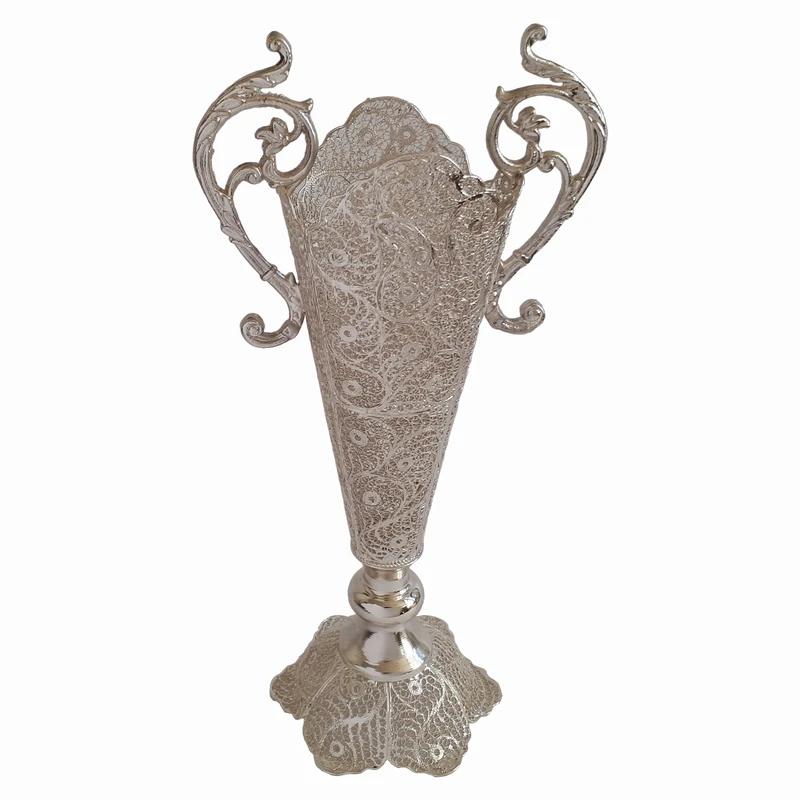 گلدان ملیله طرح تاجی کد 03