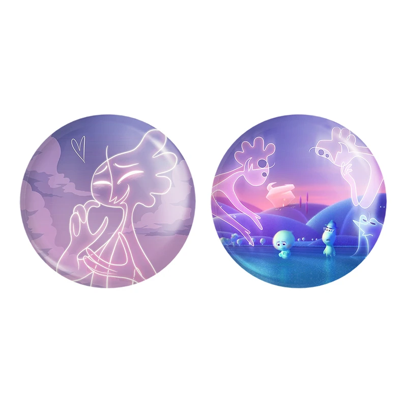 مگنت خندالو طرح انیمیشن روح کد 33953396 مجموعه 2 عددی