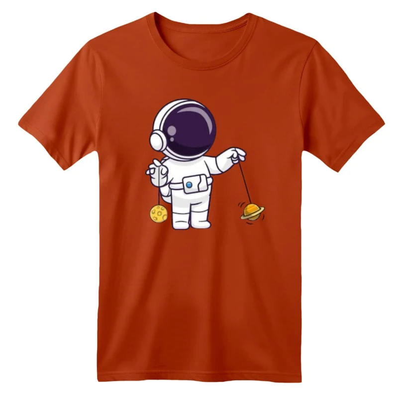 تی شرت آستین کوتاه بچگانه مدل فضانورد کد ۲