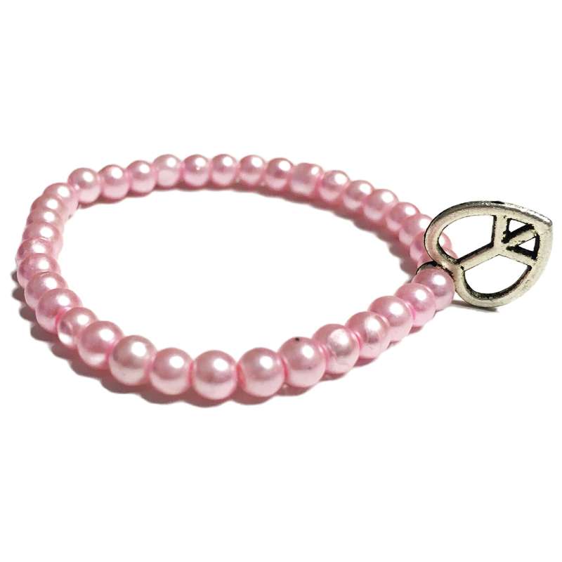 دستبند دخترانه مدل مهره ای باران کد DB4