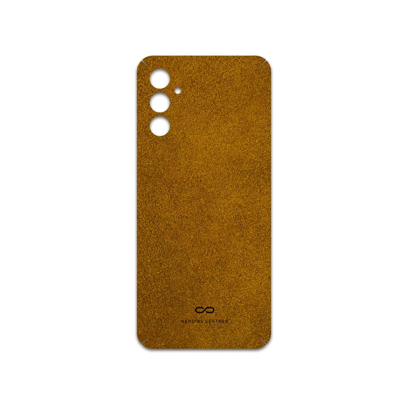 برچسب پوششی ماهوت مدل Brown-Chamois-Leather مناسب برای گوشی موبایل سامسونگ Galaxy M13 (India)