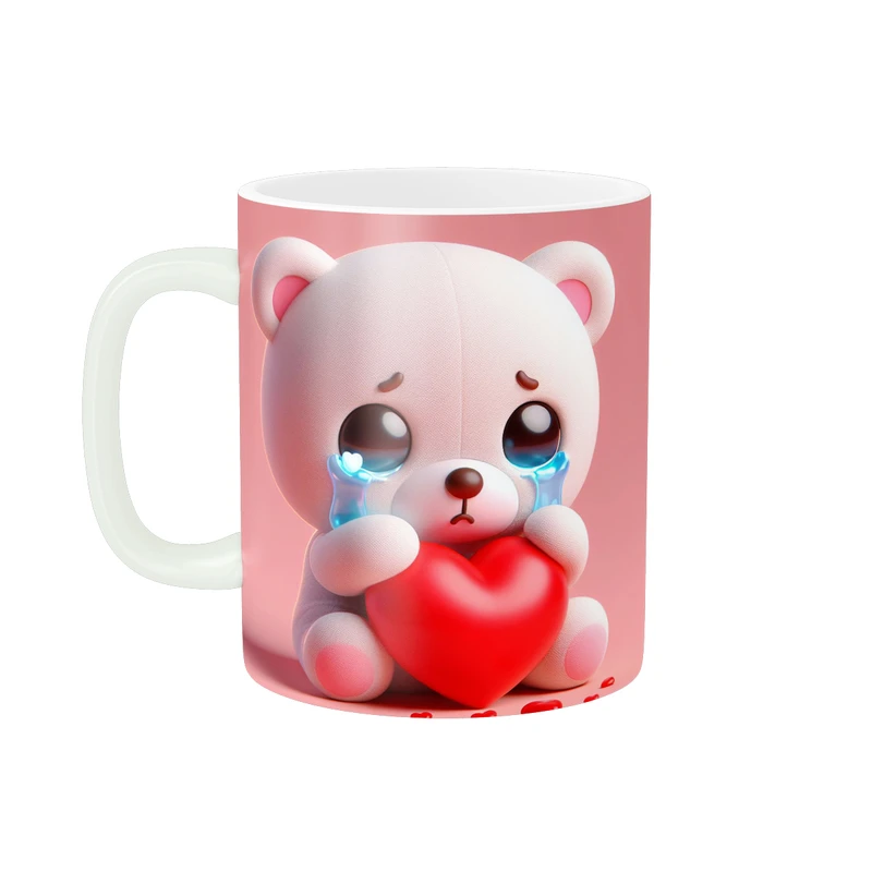 ماگ پاد آفرين طرح  عشق مدل هديه عاشقانه کد 1077