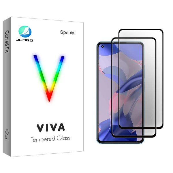 محافظ صفحه نمایش سرامیکی جانبو مدل Viva Glass مناسب برای گوشی موبایل شیائومی 11 Lite 5G NE 2109119DG بسته دو عددی