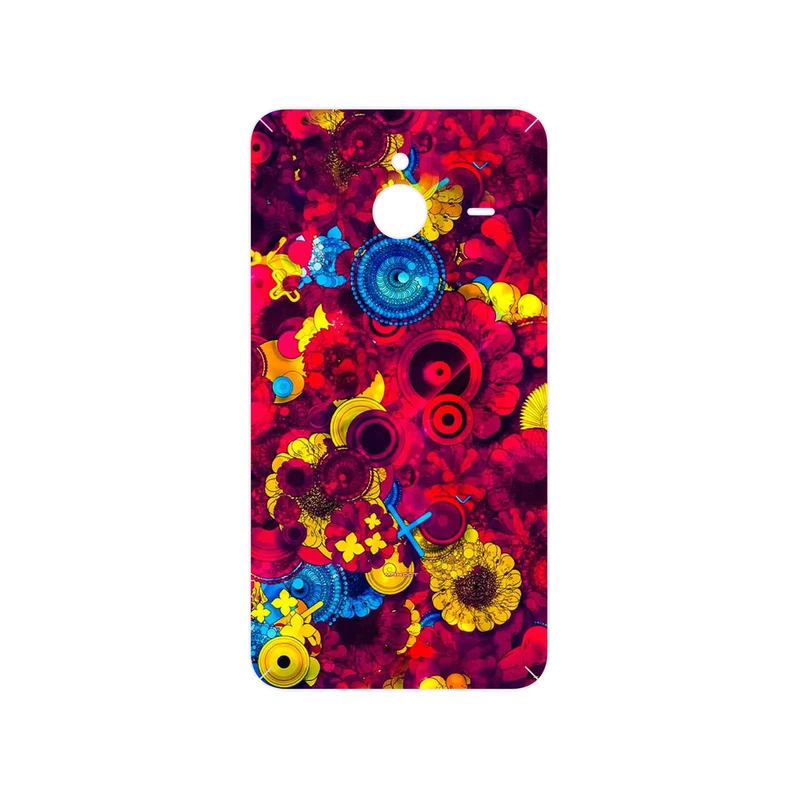 برچسب پوششی ماهوت مدل Vector Flower Garden Digital Art مناسب برای گوشی موبایل مایکروسافت Lumia 640 XL