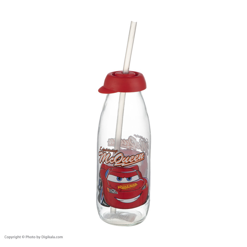 لیوان نی دار کودک هروین طرح ماشین کد 4579