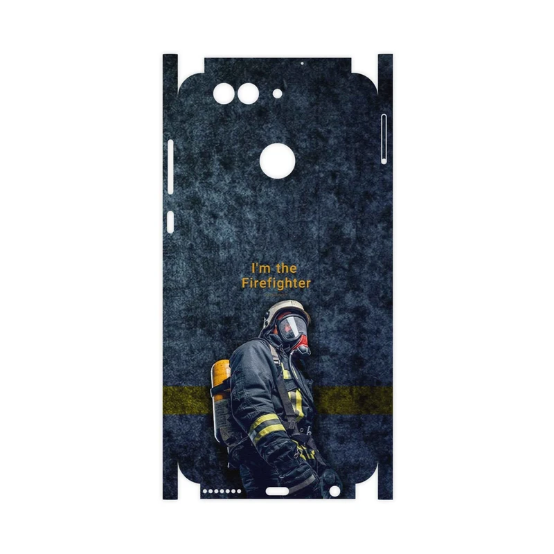 برچسب پوششی ماهوت مدل Firefighter-FullSkin مناسب برای گوشی موبایل هوآوی Nova 2 Plus