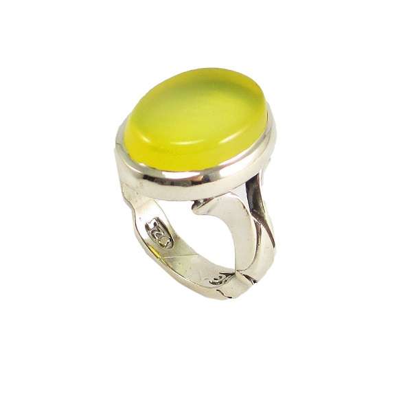 انگشتر نقره مردانه پارلا گوهر مدل شرف الشمس کد 3792