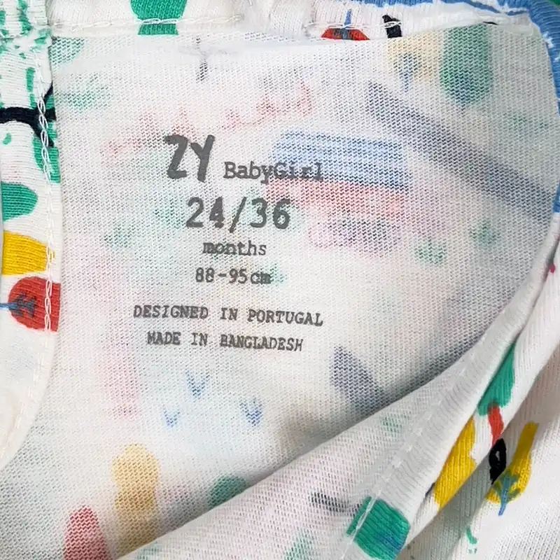 پیراهن نوزادی زد وای مدل 7052894