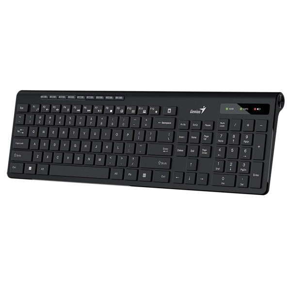کیبورد بی سیم جنیوس مدل SLIM STAR 7230، سوییچ ممبران، Full-Size