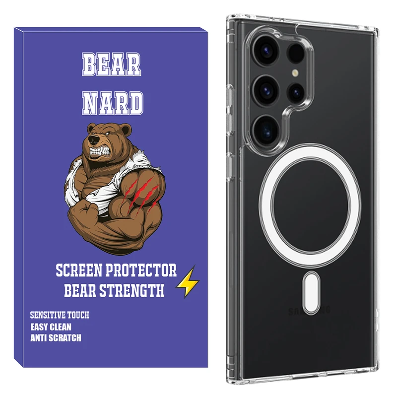 کاور برنارد مدل BR-Magsafe-Clear مناسب برای گوشی موبایل سامسونگ Galaxy S24 Ultra