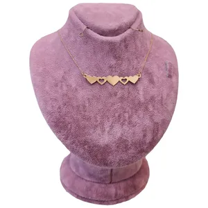 گردنبند طلا 18 عیار زنانه مدل قلب