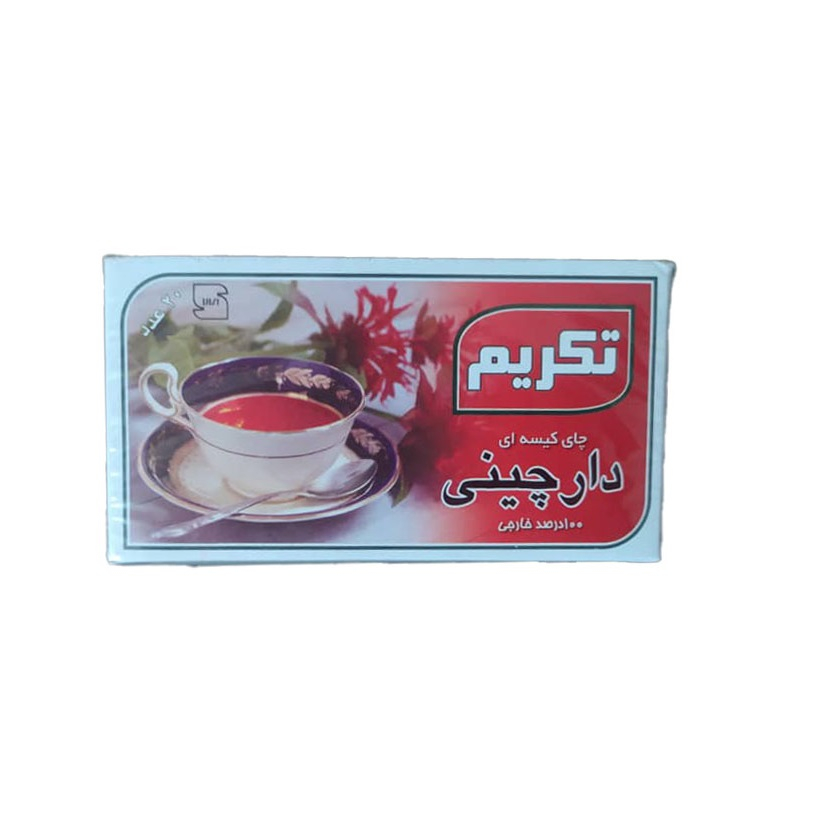 چای کیسه ای دارچینی تکریم بسته 20 عددی