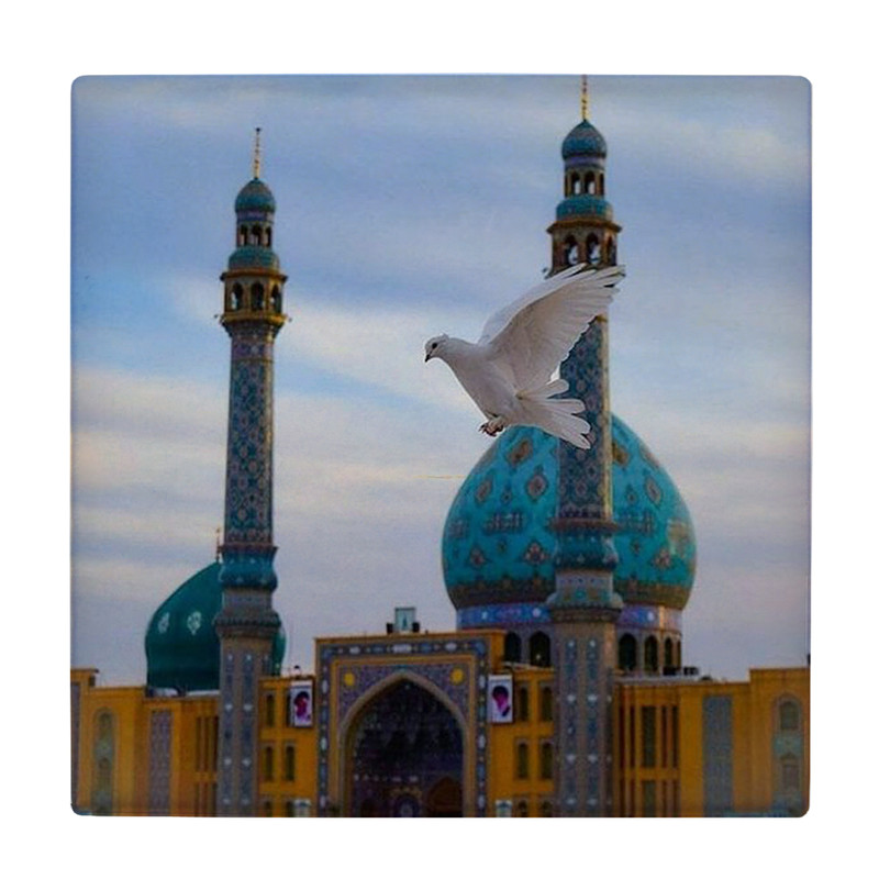  کاشی کارنیلا طرح مسجد جمکران مدل لوحی کد klh2286 