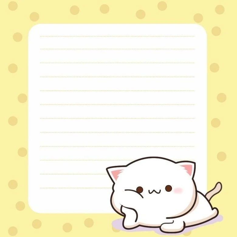 کاغذ یادداشت مدل فانتزی گربه سایز 10×10 سانتی متر بسته 100 عددی