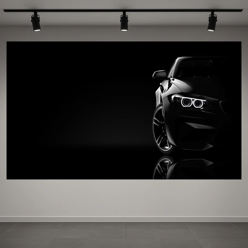 پوستر طرح بک لایت ماشین مدل BMW sport کد PD1311333
