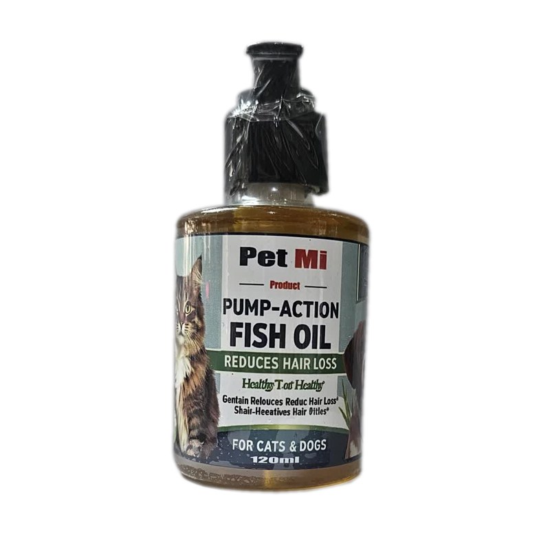 روغن ماهی  سگ و گربه پت می مدل DIGIAPET FISH OIL حجم 120میلی لیتر