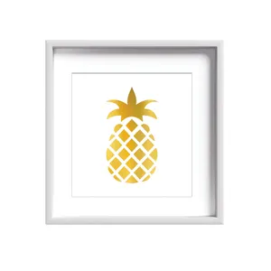تابلو طلا کوب زرکات طرح آناناس مدل pineapple