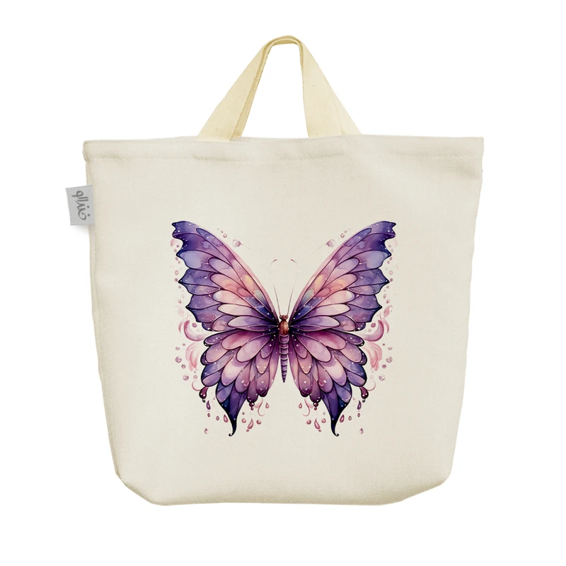 ساک خرید خندالو مدل پروانه butterfly کد H585