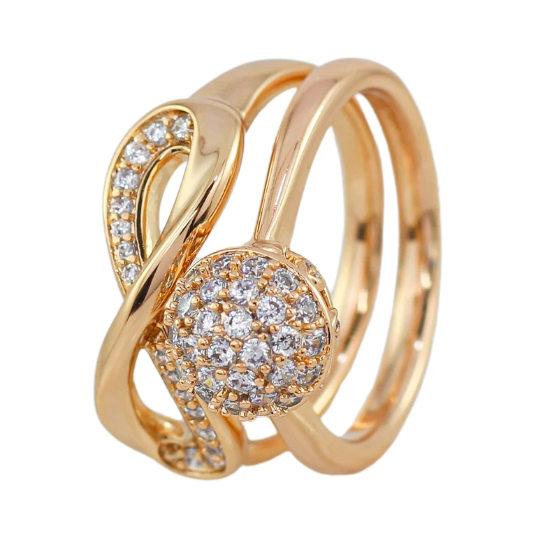 انگشتر زنانه ژوپینگ کد AAE701 بسته 2 عددی