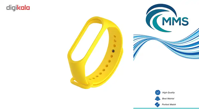 بند مچ بند هوشمند شیائومی MMS مدل Mi Band 3 Silicone