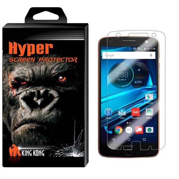 محافظ صفحه نمایش شیشه ای کینگ کونگ مدل Hyper Protector مناسب برای گوشی موتورولا Moto Z Force محافظ صفحه نمایش شیشه ای کینگ کونگ مدل Hyper Protector مناسب برای گوشی موتورولا Moto Z Force