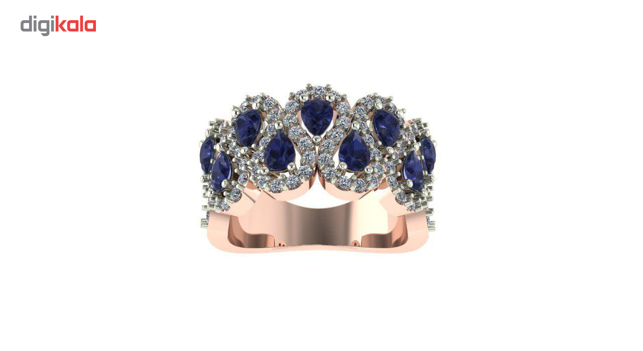انگشتر طلا 18 عیار اونیکست مدل 2297 Sapphire