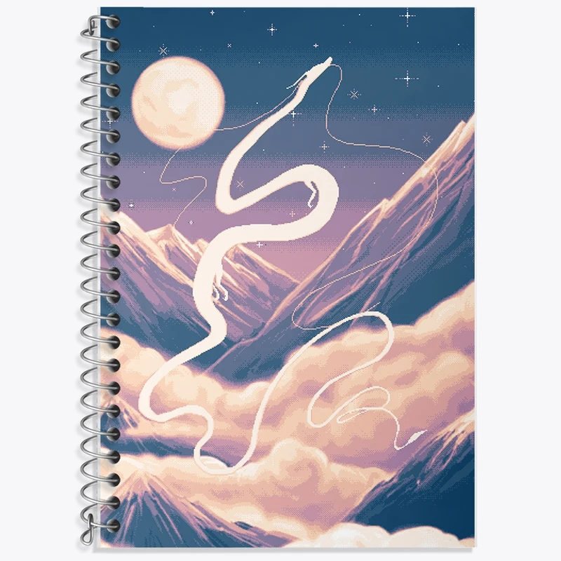 دفتر زبان 50 برگ خندالو مدل سه خط طرح انیمه شهر اشباح (Spirited Away) کد F1669