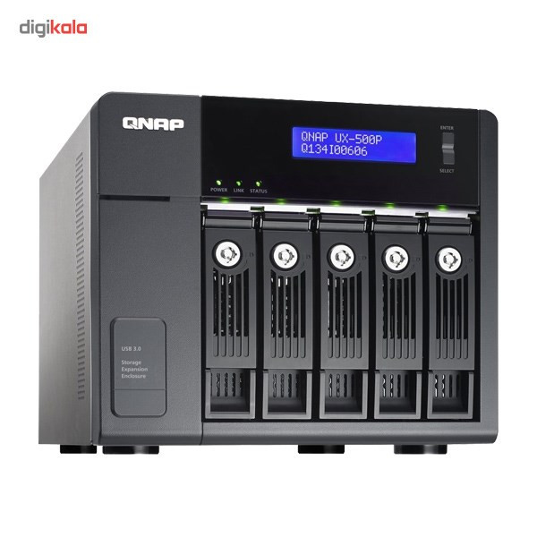 گسترش دهنده تحت شبکه کیونپ مدل UX-500P بدون هارددیسک