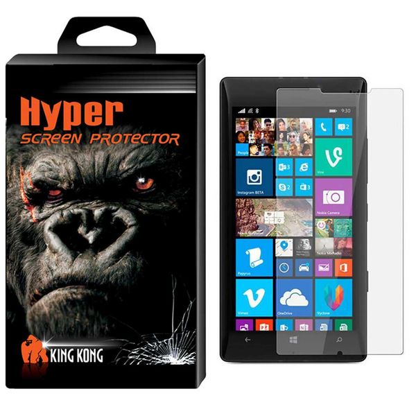 محافظ صفحه نمایش شیشه ای کینگ کونگ مدل Hyper Protector مناسب برای گوشی Nokia Lumia 930 محافظ صفحه نمایش شیشه ای کینگ کونگ مدل Hyper Protector مناسب برای گوشی Nokia Lumia 930