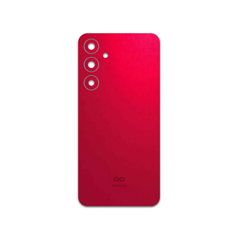 برچسب پوششی ماهوت مدل Matte-Warm-Red مناسب برای گوشی موبایل سامسونگ Galaxy A55