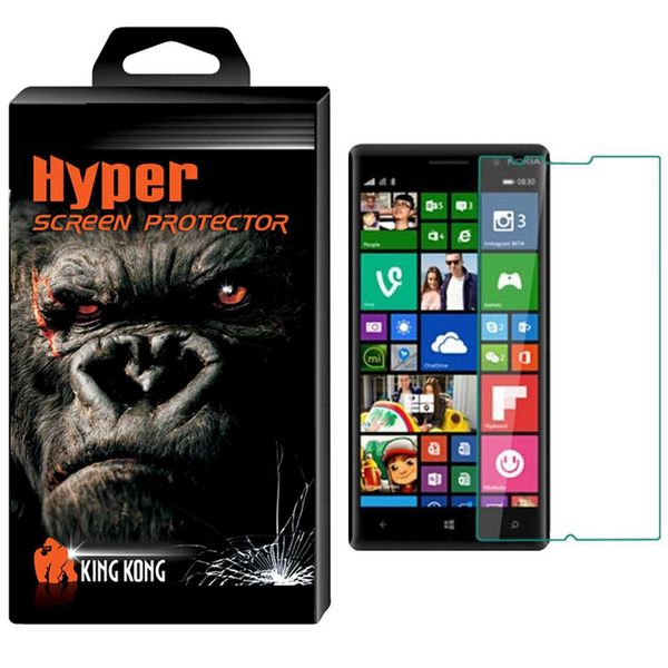 محافظ صفحه نمایش شیشه ای کینگ کونگ مدل Hyper Protector مناسب برای گوشی Nokia Lumia 830 محافظ صفحه نمایش شیشه ای کینگ کونگ مدل Hyper Protector مناسب برای گوشی Nokia Lumia 830