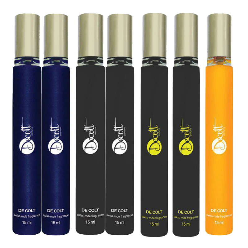 عطر جیبی  دکلت مدل 24 حجم 15 میلی لیتر مجموعه 7 عددی