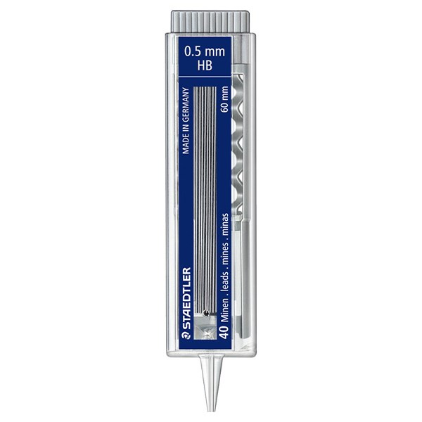 نوک مداد استدلر با قطر نوشتاری 0.7 میلی متر و درجه سختی HB