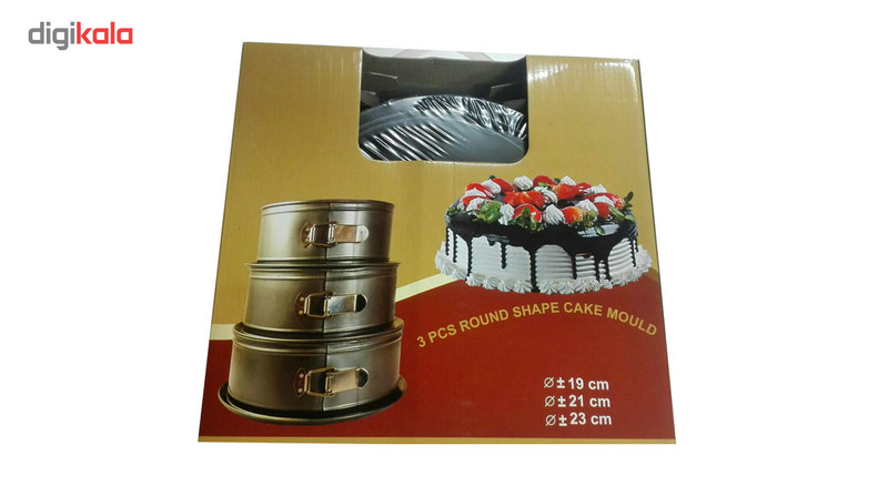 قالب کیک کمربندی BVP بسته 3 عددی