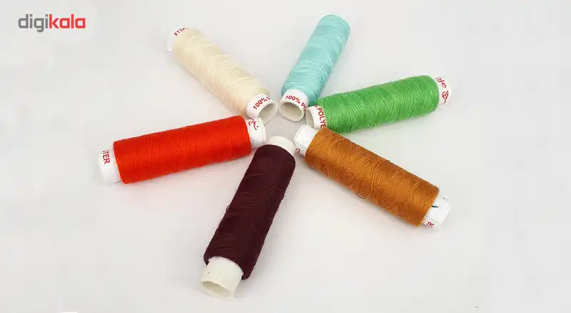 نخ خیاطی موج بسته 30 عددی