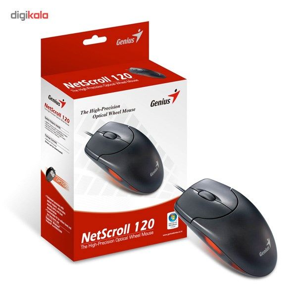 ماوس اپتیکال جنیوس lng نت اسکرول 120 با رابط PS/2 main 1 5