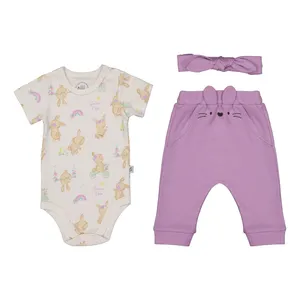 ست 3 تکه لباس نوزادی ایندیگو مدل 5015