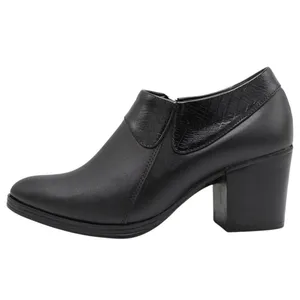 کفش پاشنه‌دار زنانه مدل بالدار زیپی کد 01