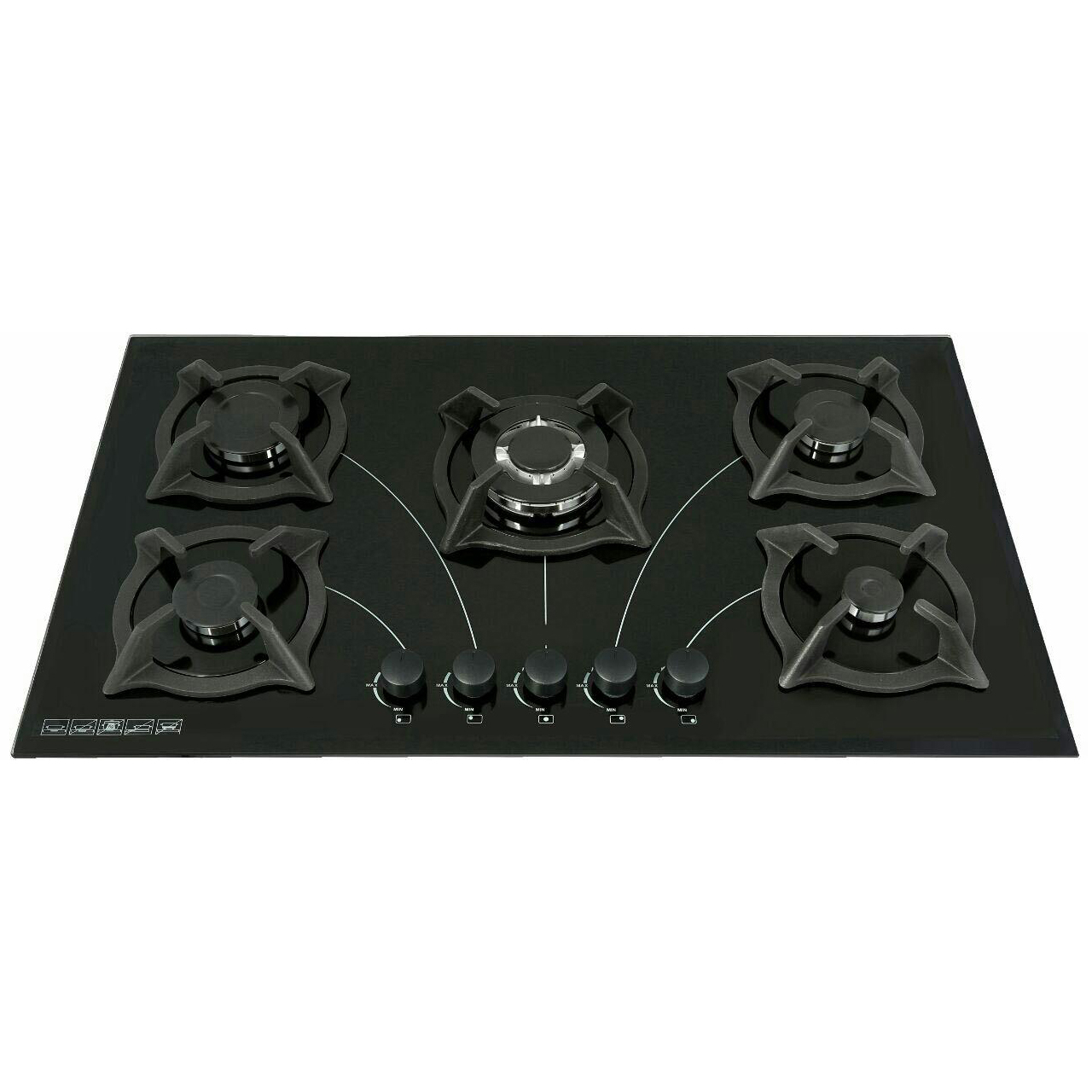 اجاق گاز صفحه ای مدل BLACK T250