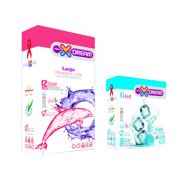 پک بهداشتی جنسی ایکس دریم مدل X1 مجموعه 2 عددی
