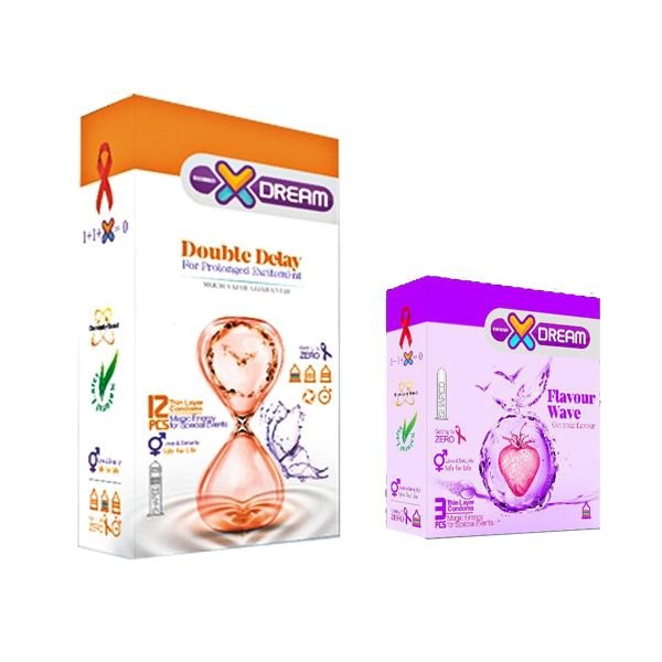پک بهداشتی جنسی ایکس دریم مدل X4 مجموعه 2 عددی