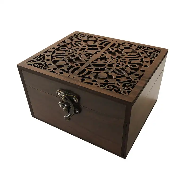 جعبه هدیه چوبی مدل fj4