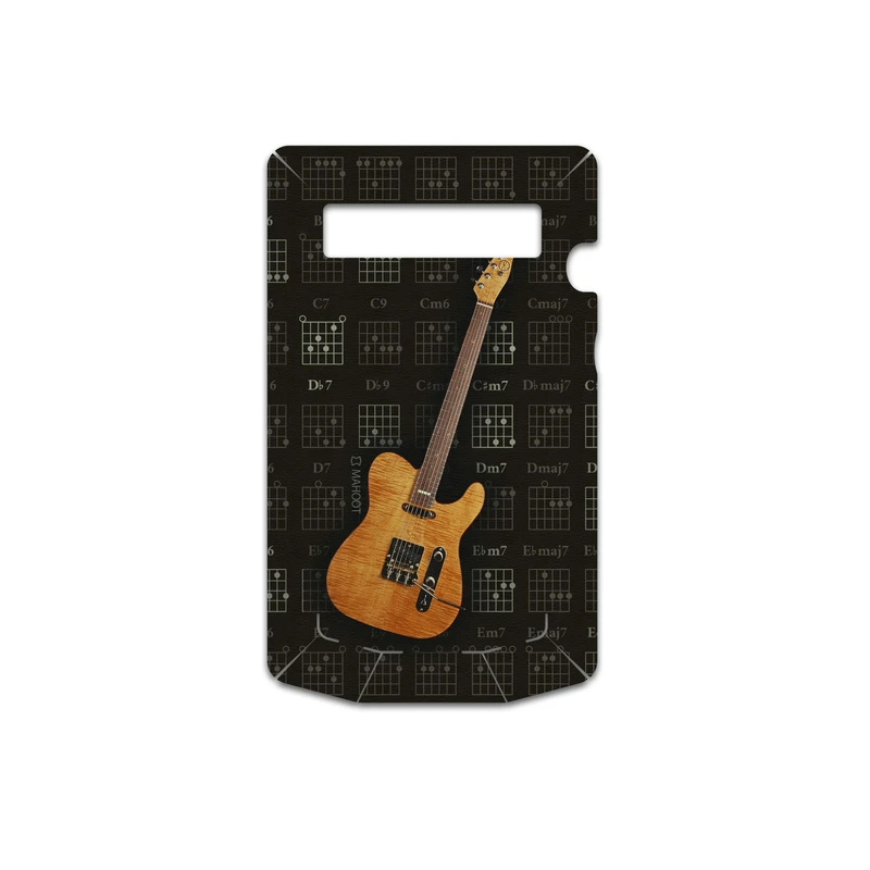 برچسب پوششی ماهوت مدل Guitar-Instrument مناسب برای گوشی موبایل بلک بری Porsche Design P9981
