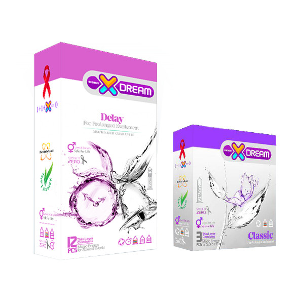 پک بهداشتی جنسی ایکس دریم مدل X5 مجموعه 2 عددی