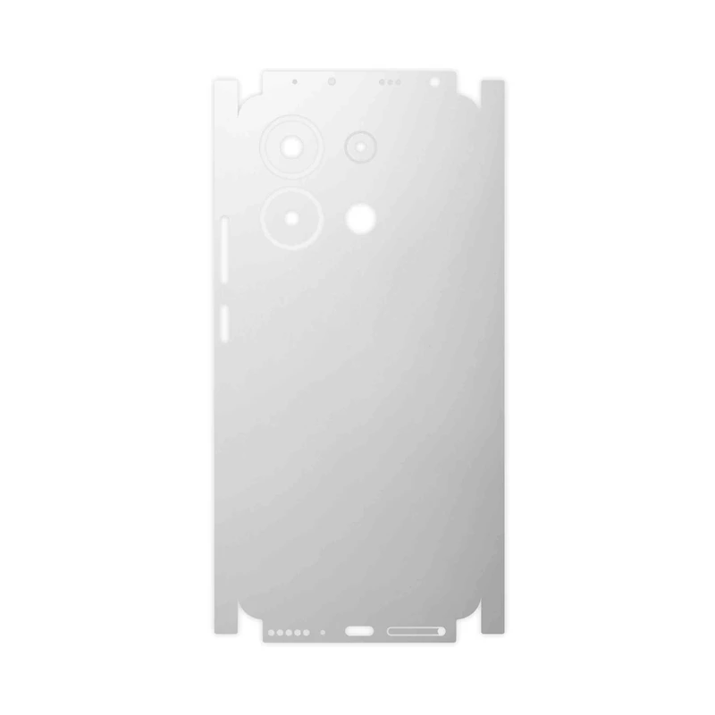 برچسب پوششی ماهوت مدل Matte-White-FullSkin مناسب برای گوشی موبایل شیائومی Redmi Note 13 4G