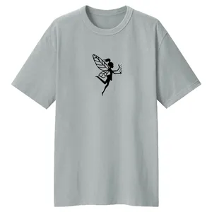 تی شرت لانگ آستین کوتاه زنانه مدل فرشته کد L13 رنگ طوسی