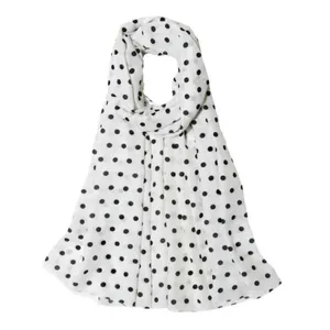 شال زنانه مدل خال خالی