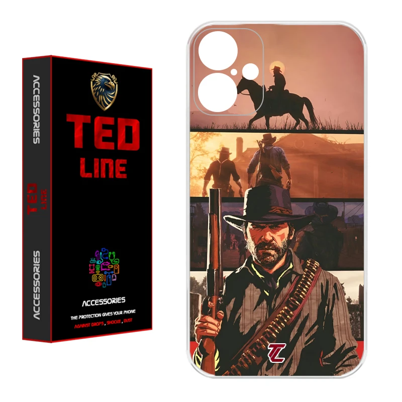 کاور تدلاین طرح رد دد ریدمپشن کد 1201 مناسب برای گوشی موبایل اپل Iphone 16